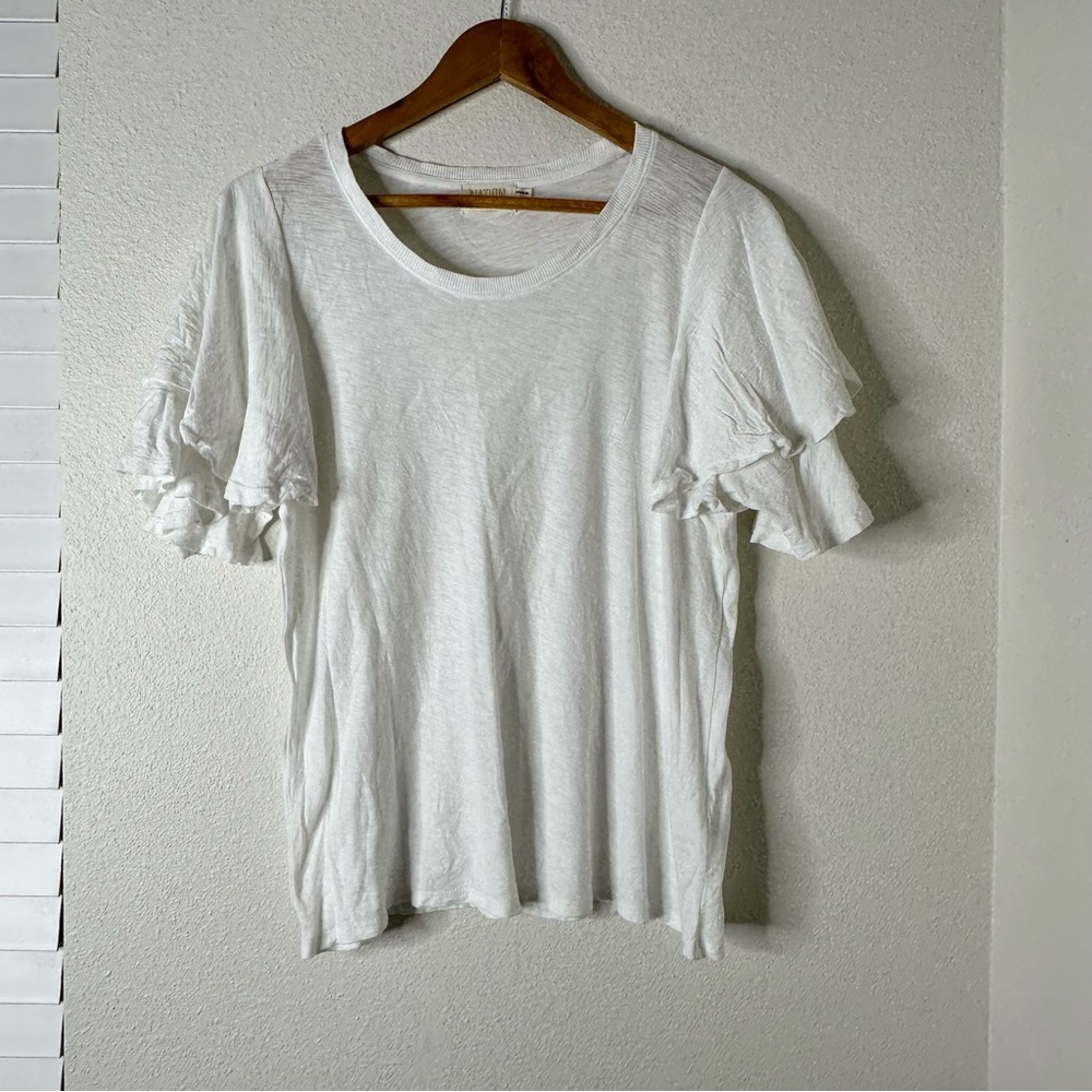 Nation LTD White Short Sleeve Tee